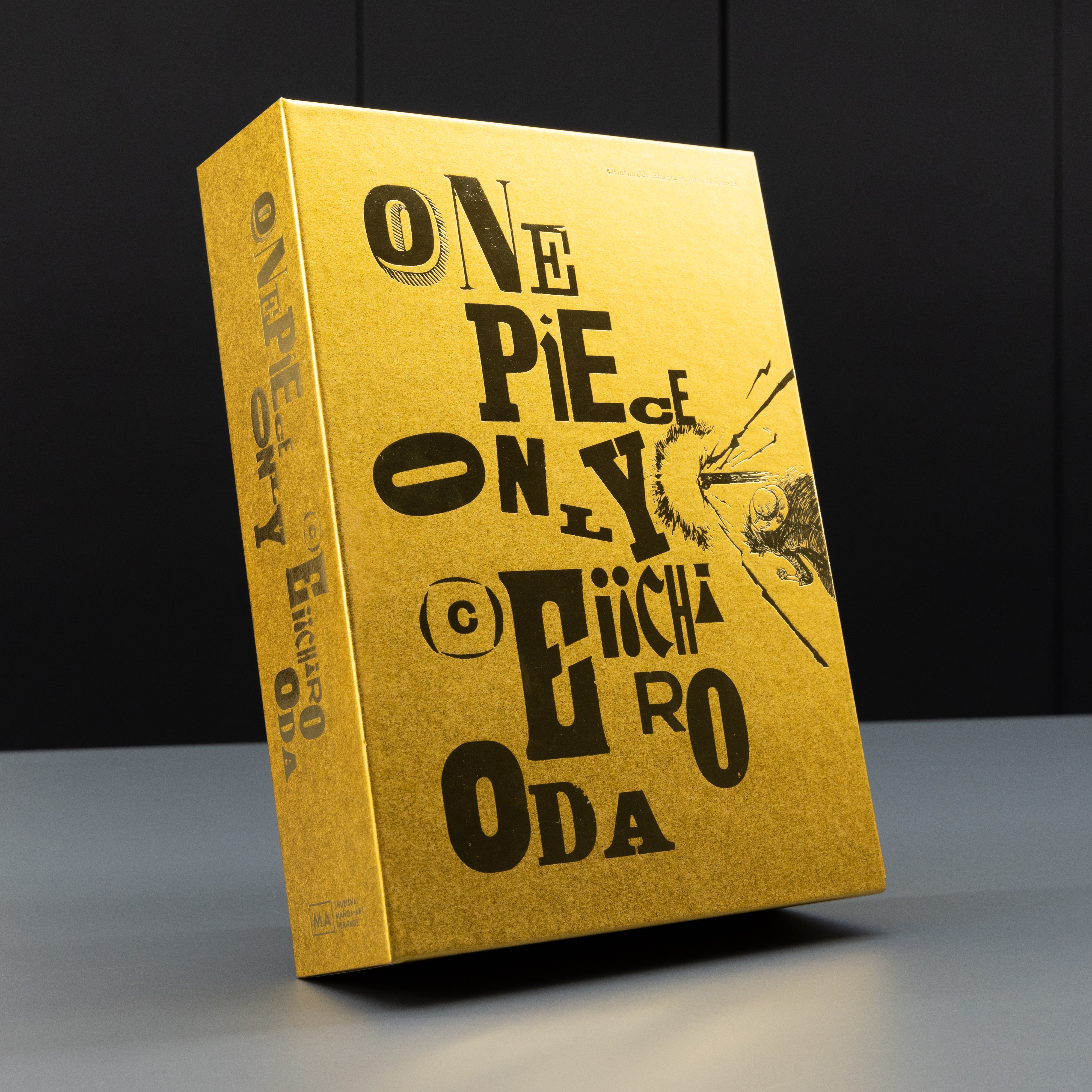 ONE PIECE ONLY展★活版ポスター★コンプリートボックス★金箔 尾田栄一郎『ONE PIECE ONLY / 活版輪転印刷ポスター コンプリート