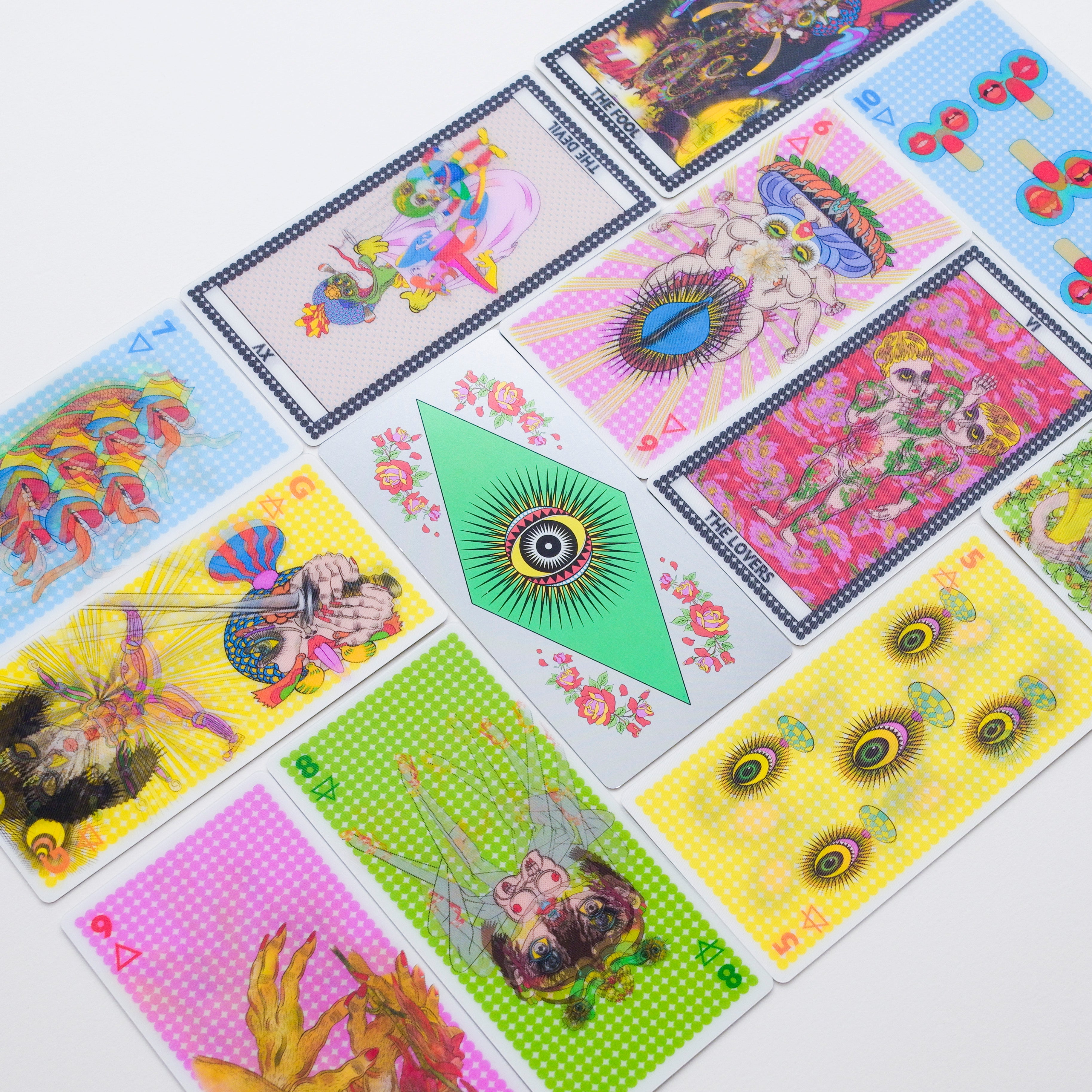 田名網敬一　タロットカード 田名網敬一のオリジナルタロット「TTT –The Tanaami Tarot–」、集英社