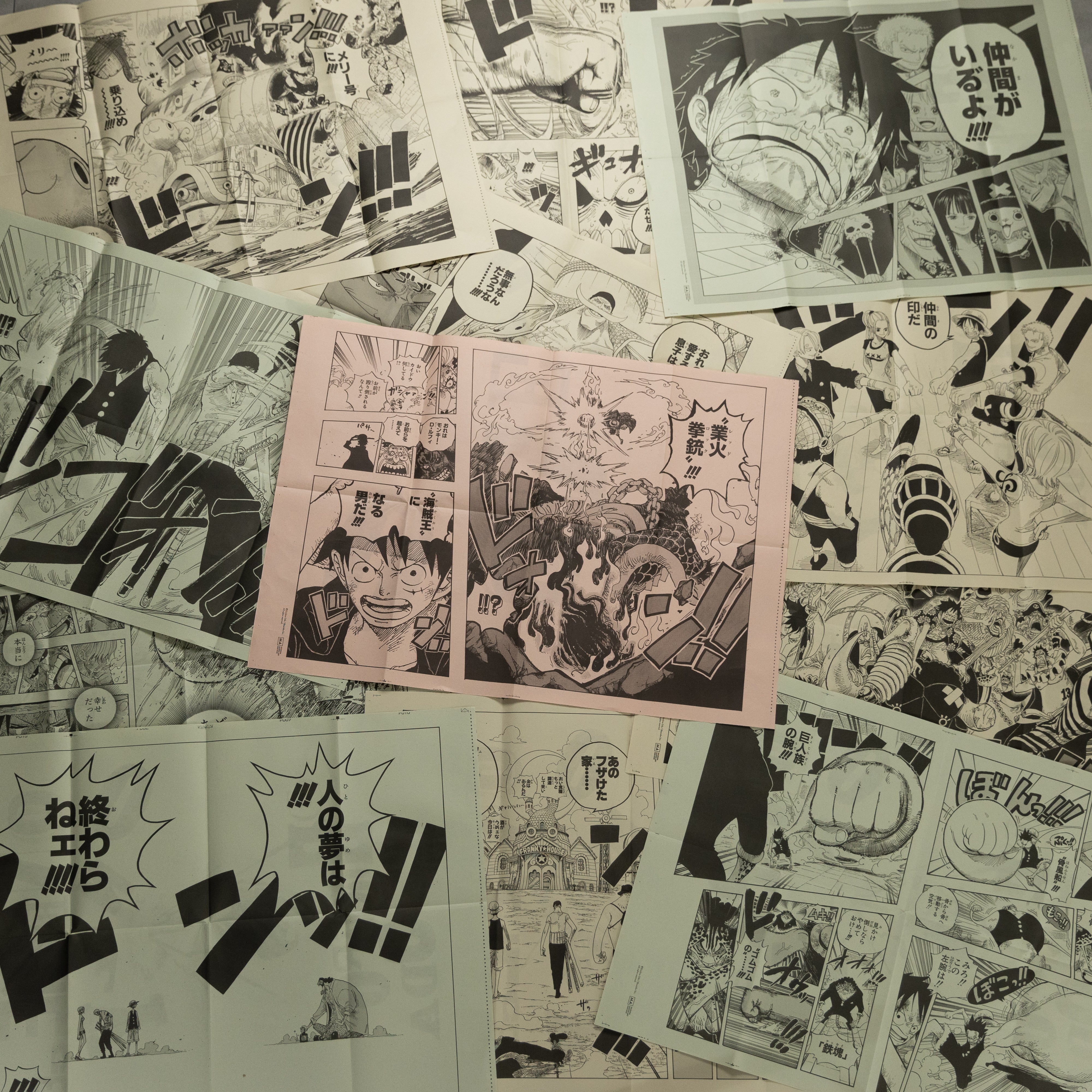 ONE PIECE ONLY 活版輪転印刷ポスター　コンプリートBOX 尾田栄一郎『ONE PIECE ONLY / 活版輪転印刷ポスター コンプリート